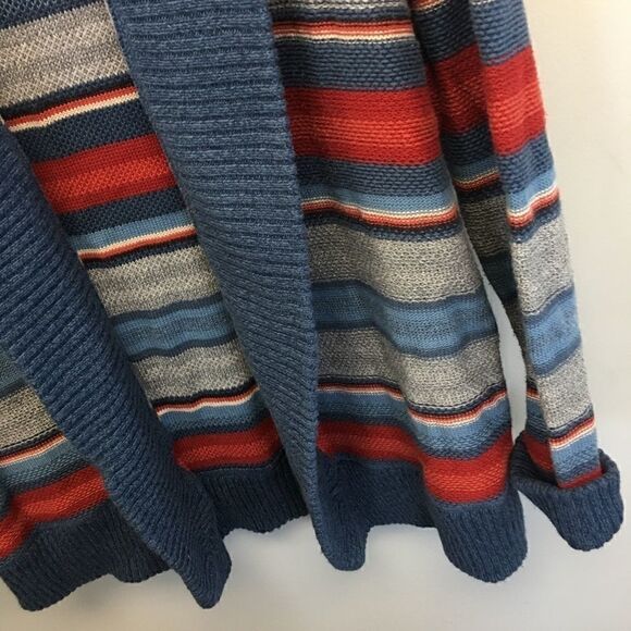 Lauren Ralph Lauren | LRL Stripe Open Cardigan | M - Picture 3 of 5